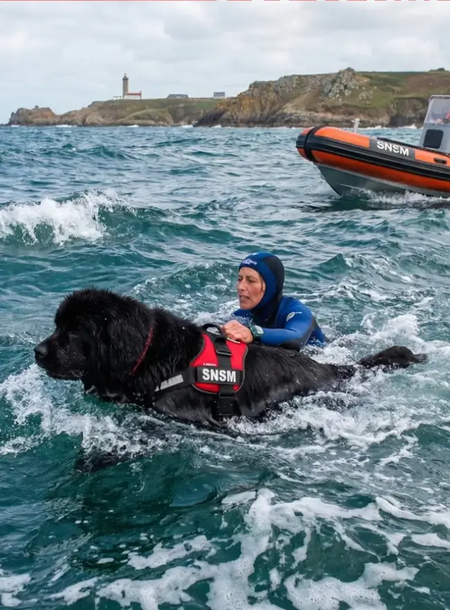 Démonstration SNSM - Swimrun Côte des Légendes (Kerlouan - Plounéour-Brignogan-plages)